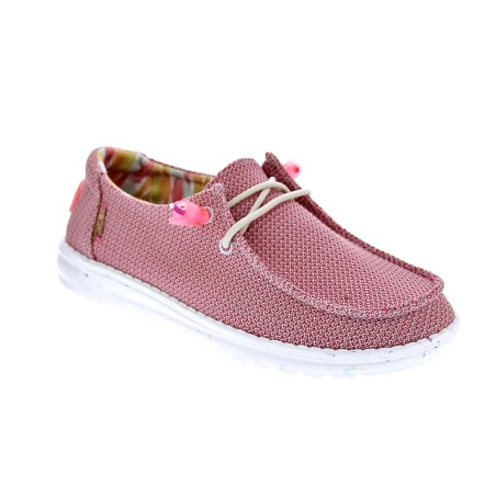 Mocasines Hey Dude zapatos Mujer modelo Wendy Eco Rosa 