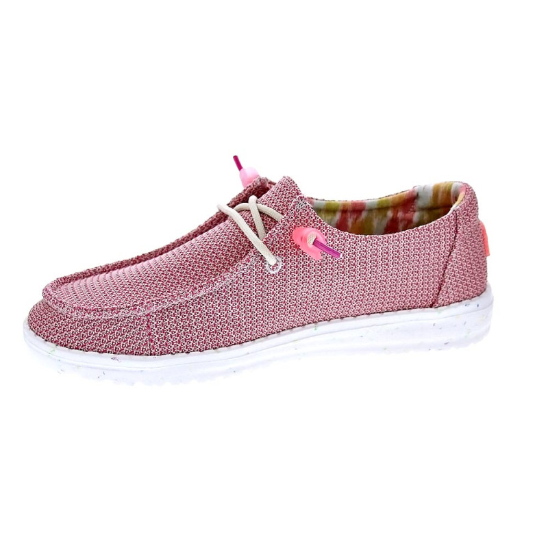 Mocasines Hey Dude zapatos Mujer modelo Wendy Eco Rosa 