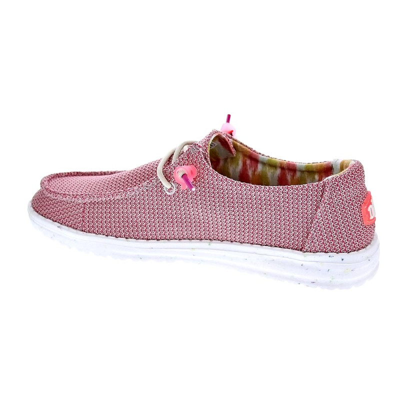 Mocasines Hey Dude zapatos Mujer modelo Wendy Eco Rosa 