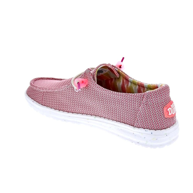 Mocasines Hey Dude zapatos Mujer modelo Wendy Eco Rosa 