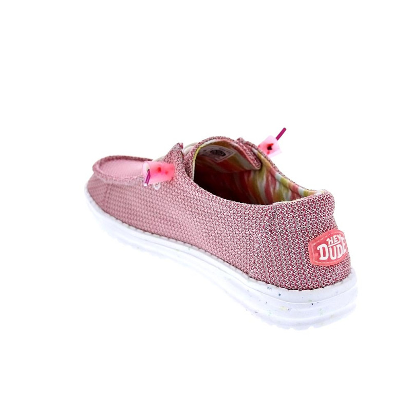 Mocasines Hey Dude zapatos Mujer modelo Wendy Eco Rosa 