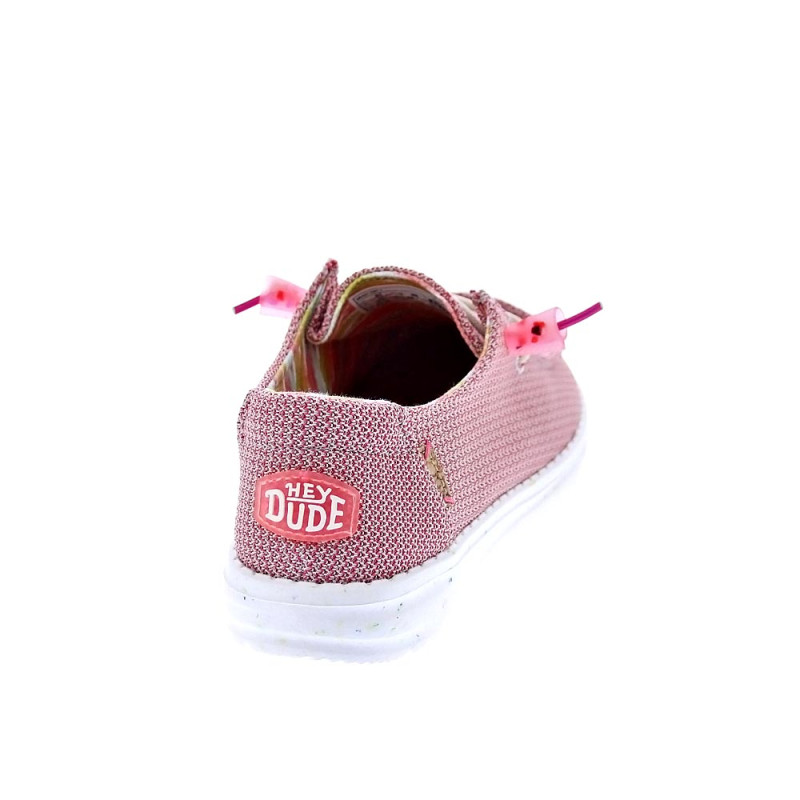 Mocasines Hey Dude zapatos Mujer modelo Wendy Eco Rosa 