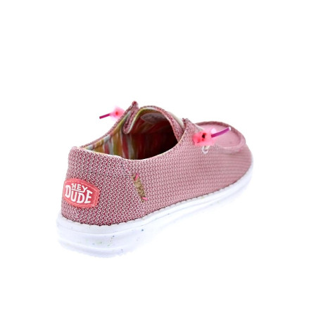 Mocasines Hey Dude zapatos Mujer modelo Wendy Eco Rosa 