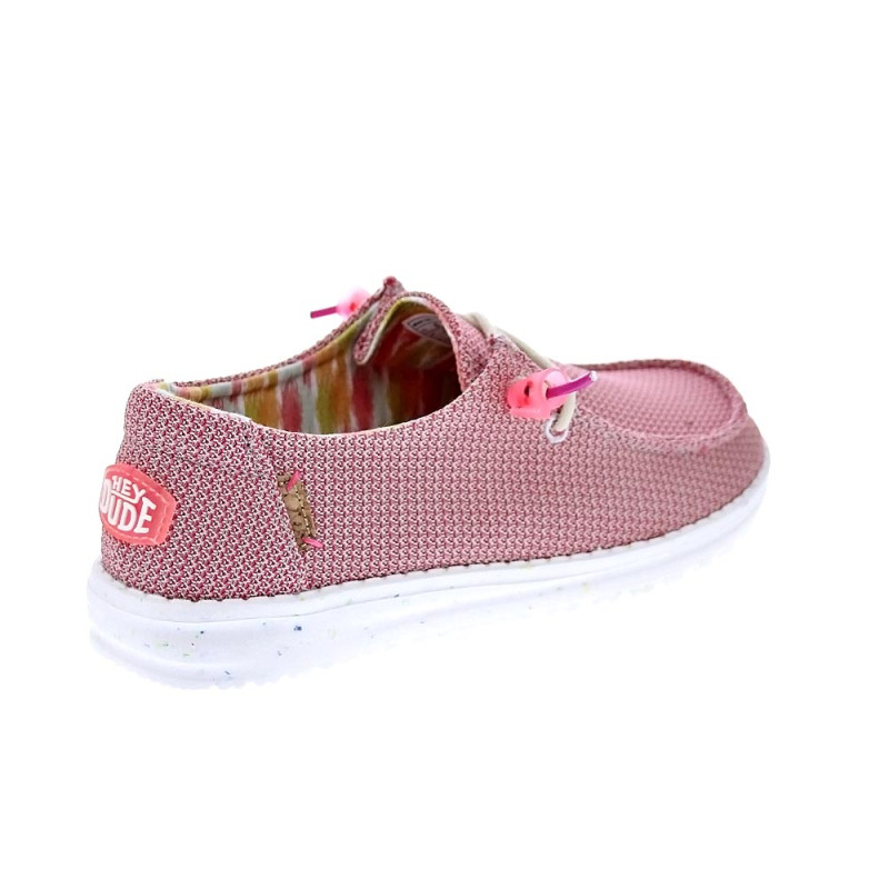 Mocasines Hey Dude zapatos Mujer modelo Wendy Eco Rosa 