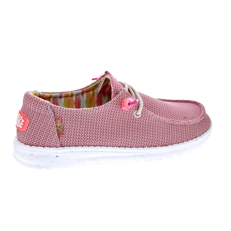 Mocasines Hey Dude zapatos Mujer modelo Wendy Eco Rosa 