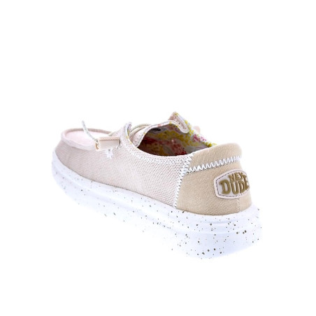 Mocasines Hey Dude zapatos Mujer modelo Wendy Rise Stretch Beige 