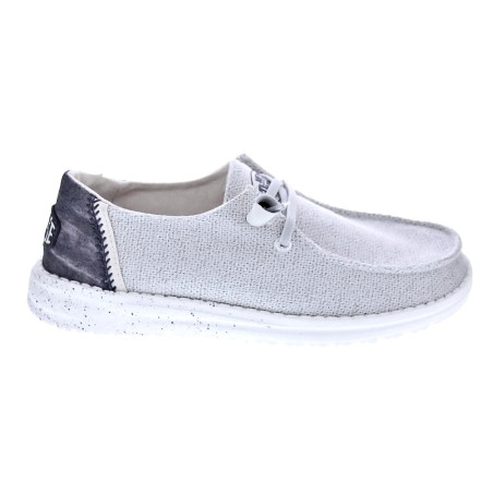 Mocasines Hey Dude zapatos Mujer modelo Wendy Woven Gris 