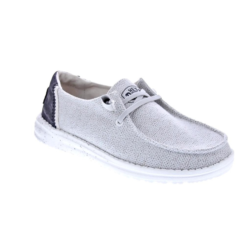Mocasines Hey Dude zapatos Mujer modelo Wendy Woven Gris 