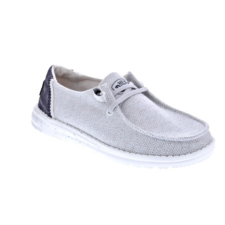 Mocasines Hey Dude zapatos Mujer modelo Wendy Woven Gris 
