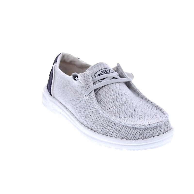 Mocasines Hey Dude zapatos Mujer modelo Wendy Woven Gris 