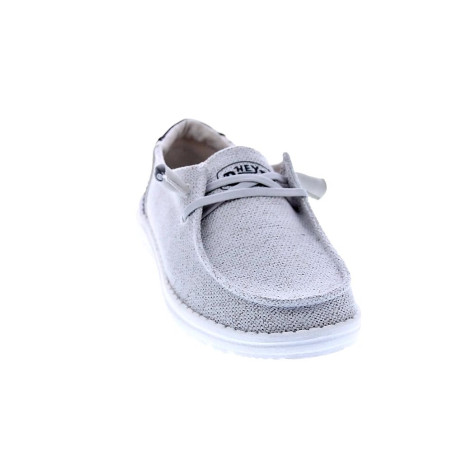 Mocasines Hey Dude zapatos Mujer modelo Wendy Woven Gris 