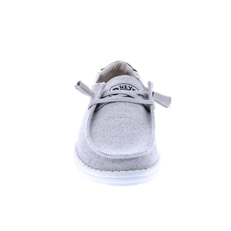Mocasines Hey Dude zapatos Mujer modelo Wendy Woven Gris 