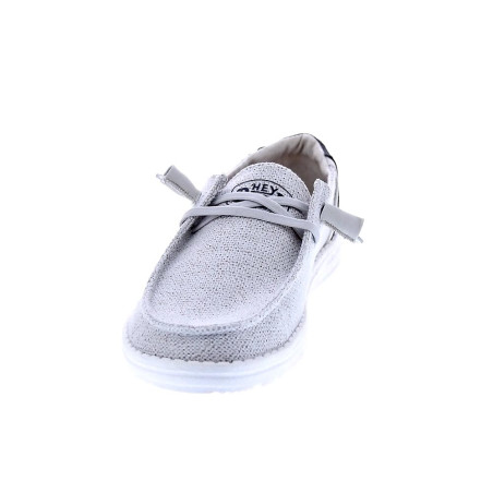 Mocasines Hey Dude zapatos Mujer modelo Wendy Woven Gris 