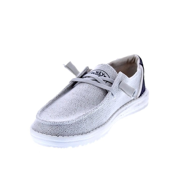 Mocasines Hey Dude zapatos Mujer modelo Wendy Woven Gris 