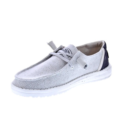 Mocasines Hey Dude zapatos Mujer modelo Wendy Woven Gris 