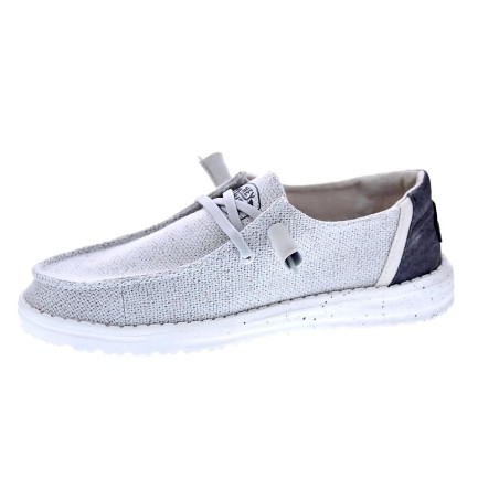 Mocasines Hey Dude zapatos Mujer modelo Wendy Woven Gris 