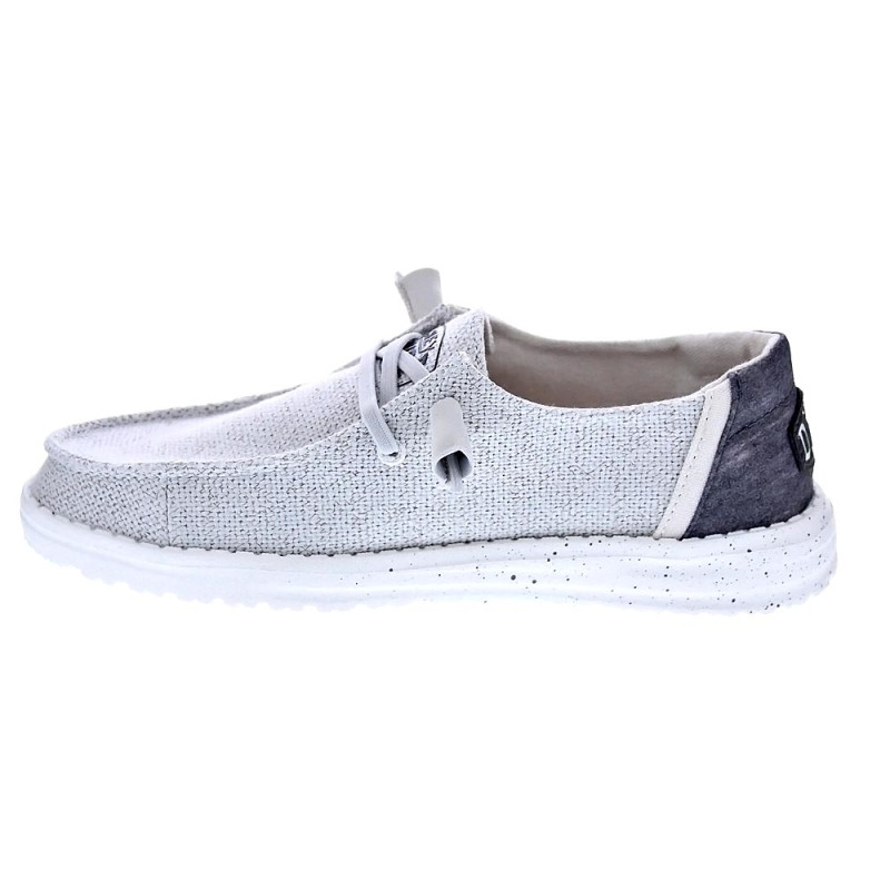 Mocasines Hey Dude zapatos Mujer modelo Wendy Woven Gris 