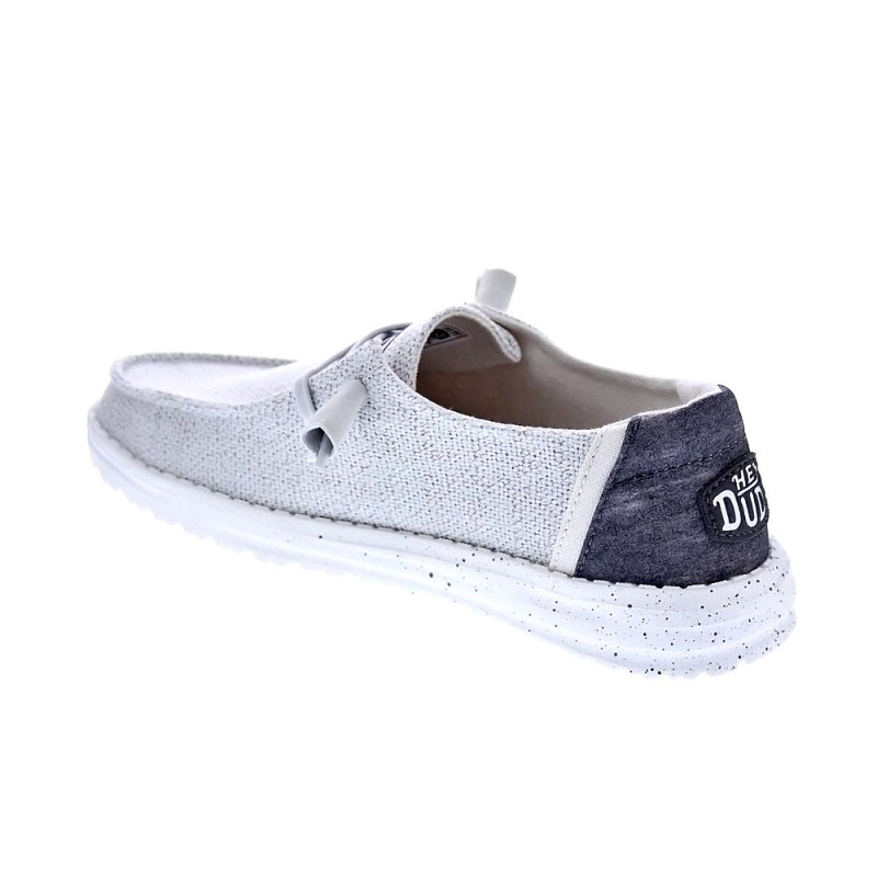 Mocasines Hey Dude zapatos Mujer modelo Wendy Woven Gris 
