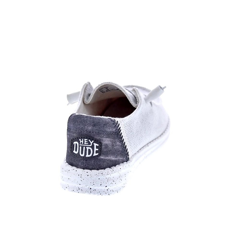 Mocasines Hey Dude zapatos Mujer modelo Wendy Woven Gris 