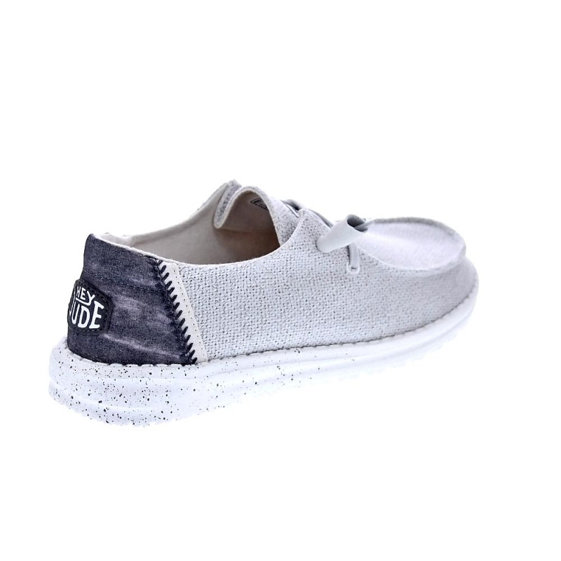 Mocasines Hey Dude zapatos Mujer modelo Wendy Woven Gris 