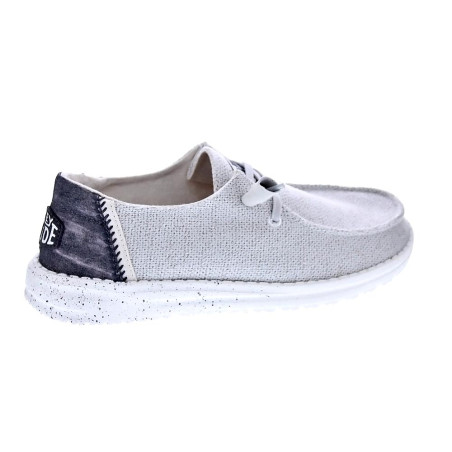 Mocasines Hey Dude zapatos Mujer modelo Wendy Woven Gris 