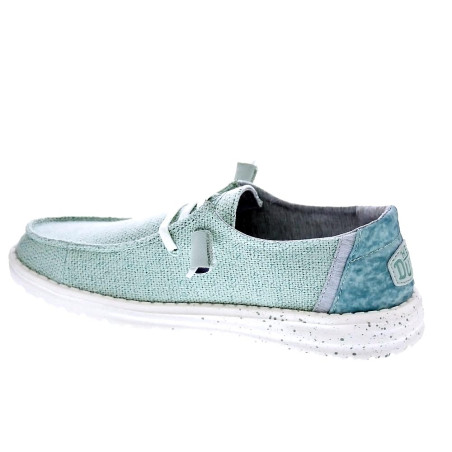 Mocasines Hey Dude zapatos Mujer modelo Wendy Woven Verde 