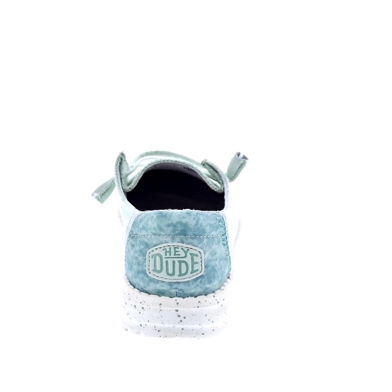 Mocasines Hey Dude zapatos Mujer modelo Wendy Woven Verde 
