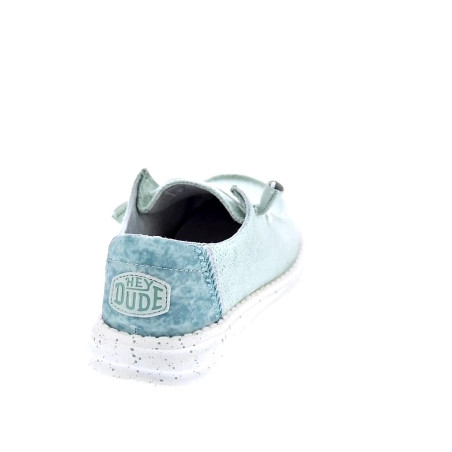 Mocasines Hey Dude zapatos Mujer modelo Wendy Woven Verde 