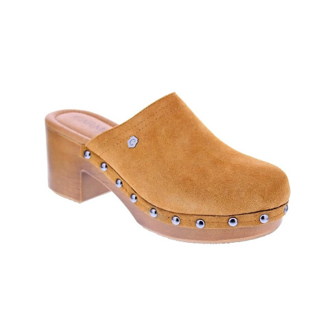 Zuecos Carmela zapatos Mujer modelo 160461 Marrón 