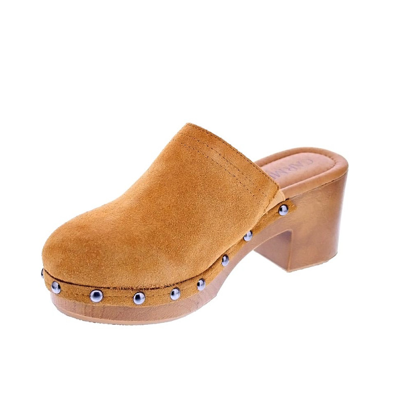 Zuecos Carmela zapatos Mujer modelo 160461 Marrón 