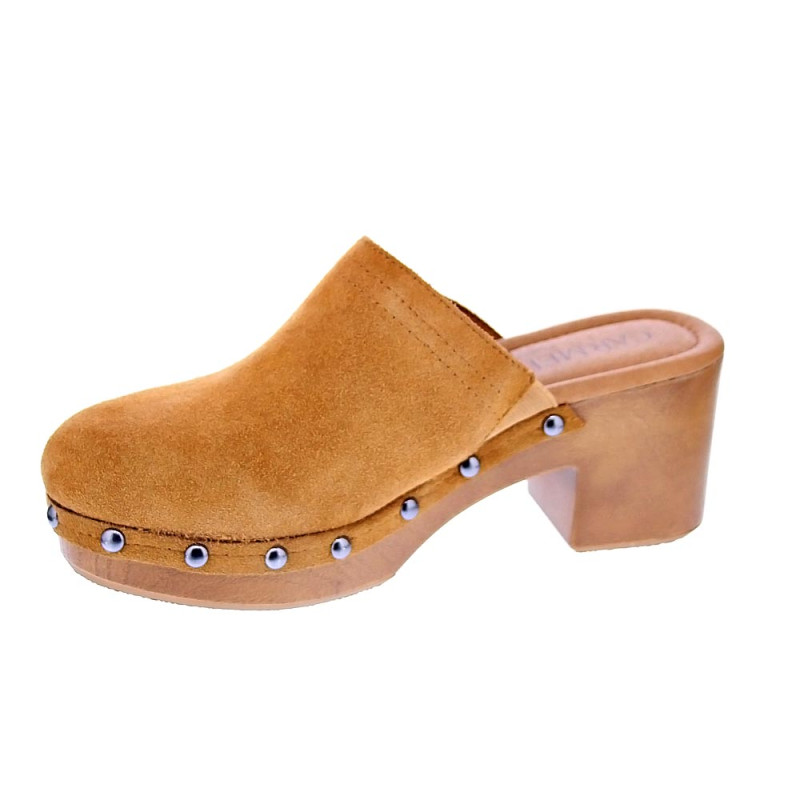 Zuecos Carmela zapatos Mujer modelo 160461 Marrón 