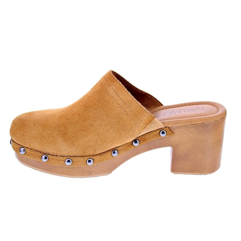 Zuecos Carmela zapatos Mujer modelo 160461 Marrón 