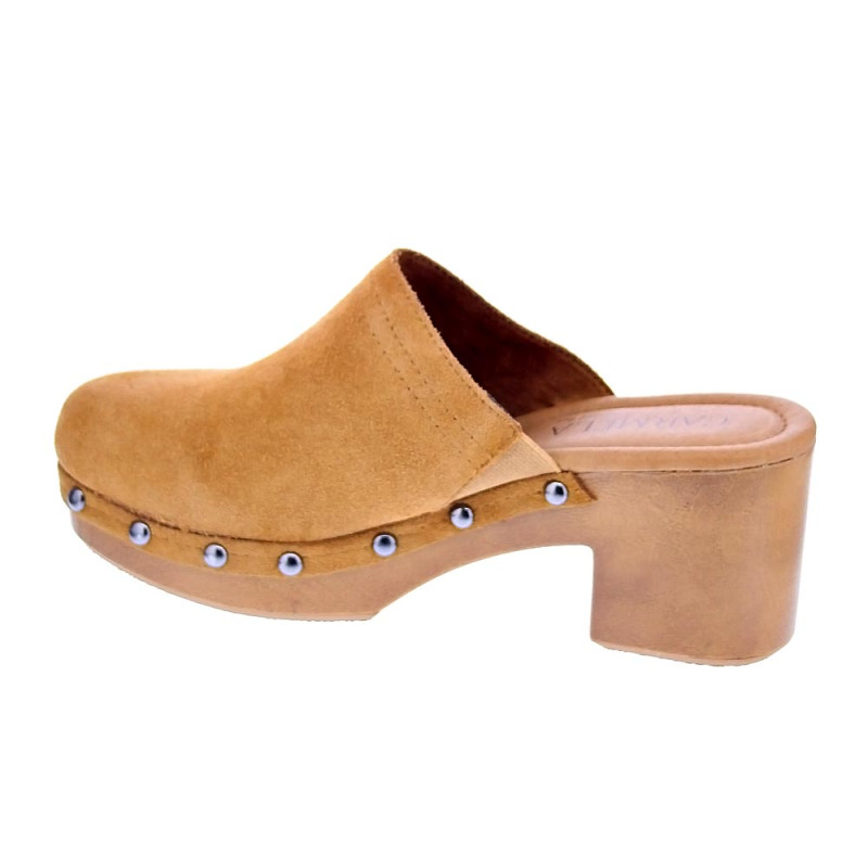 Zuecos Carmela zapatos Mujer modelo 160461 Marrón 
