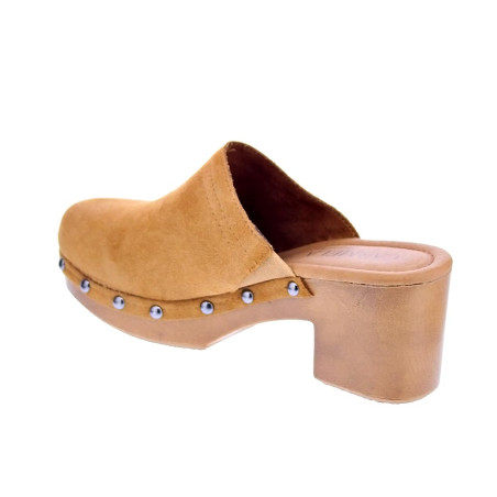 Zuecos Carmela zapatos Mujer modelo 160461 Marrón 