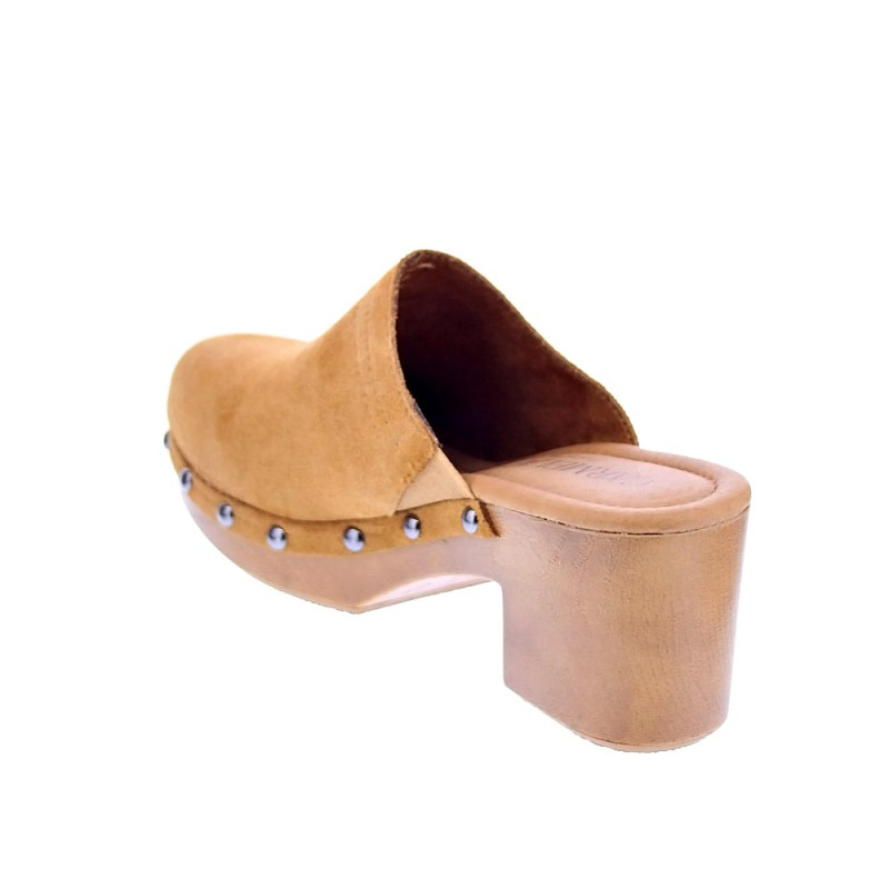 Zuecos Carmela zapatos Mujer modelo 160461 Marrón 