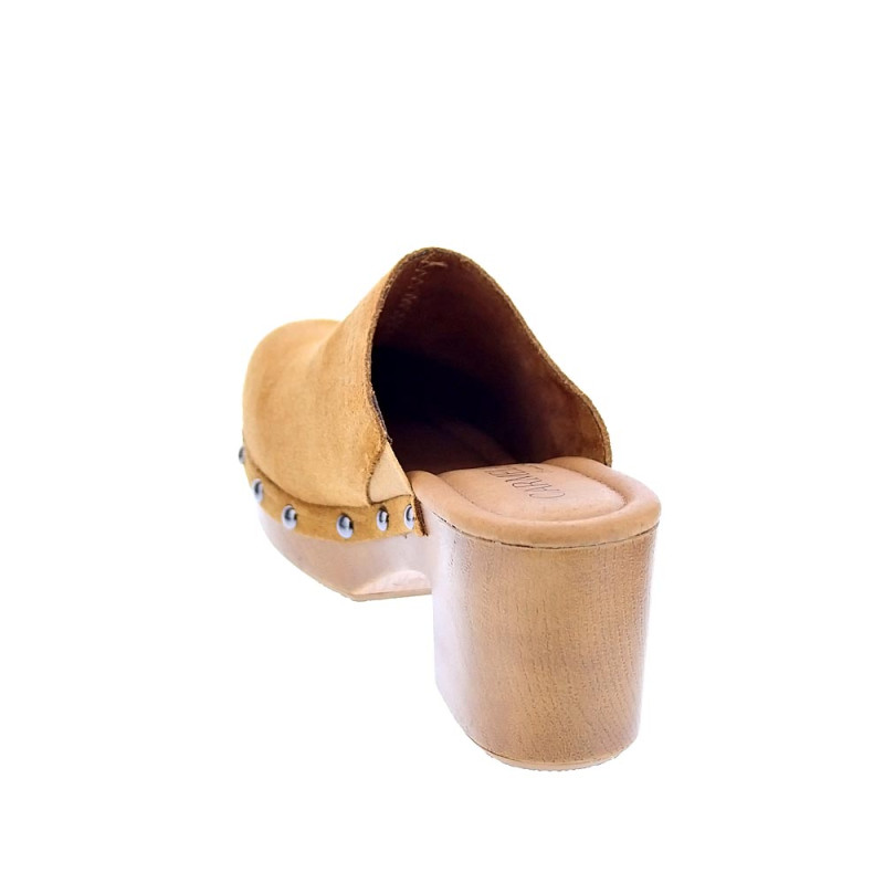 Zuecos Carmela zapatos Mujer modelo 160461 Marrón 