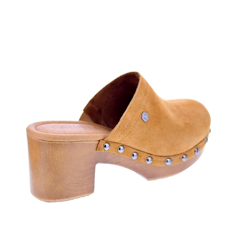 Zuecos Carmela zapatos Mujer modelo 160461 Marrón 