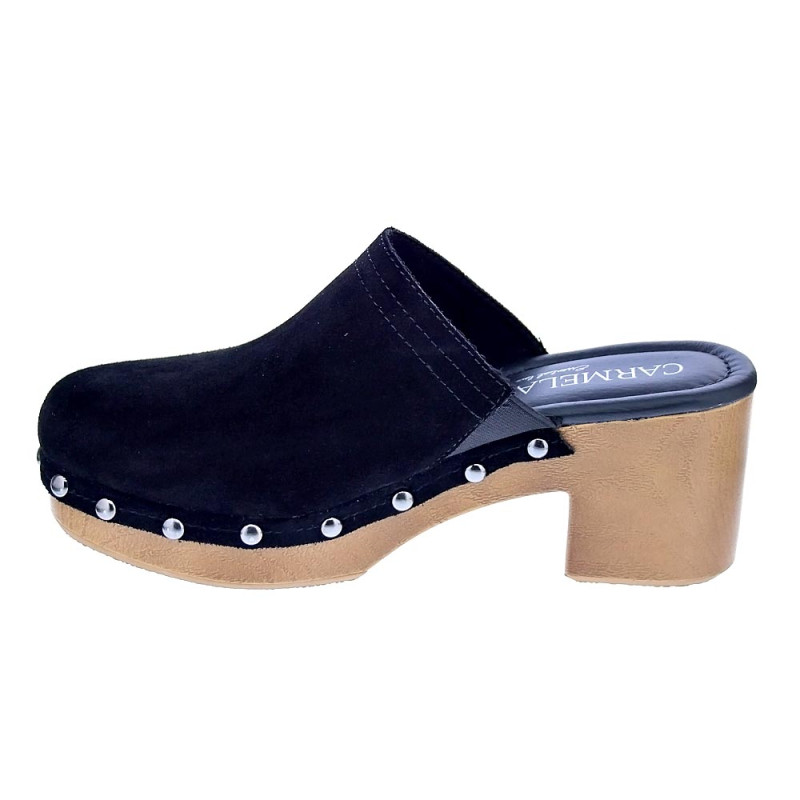 Zuecos Carmela zapatos Mujer modelo 160461 Negro 