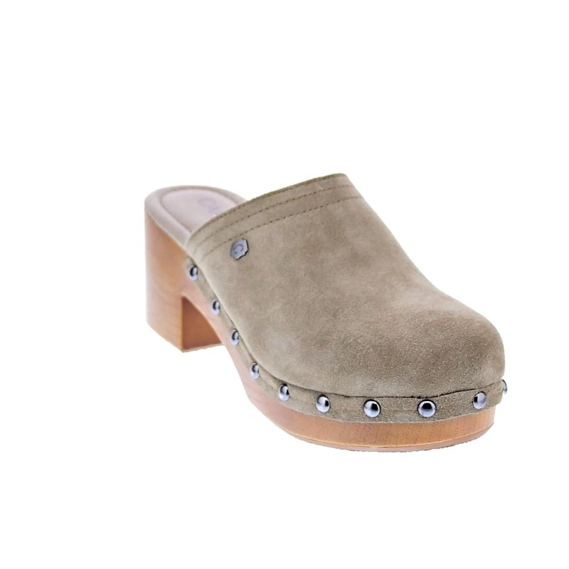 Zuecos Carmela zapatos Mujer modelo 160461 Beige 