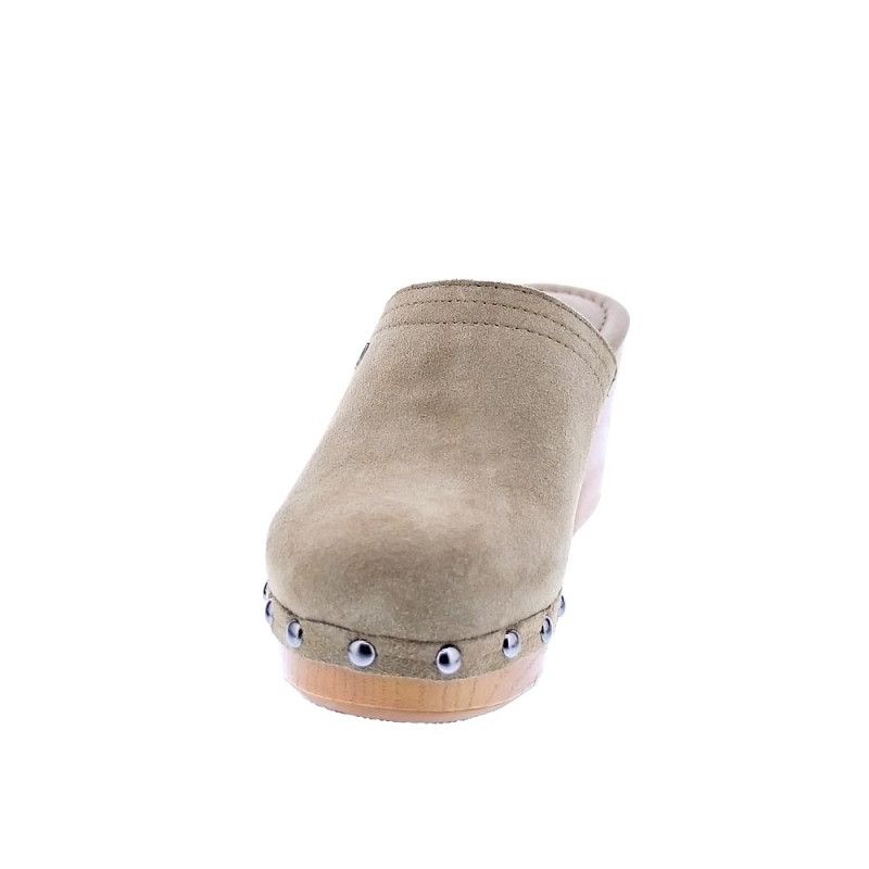 Zuecos Carmela zapatos Mujer modelo 160461 Beige 