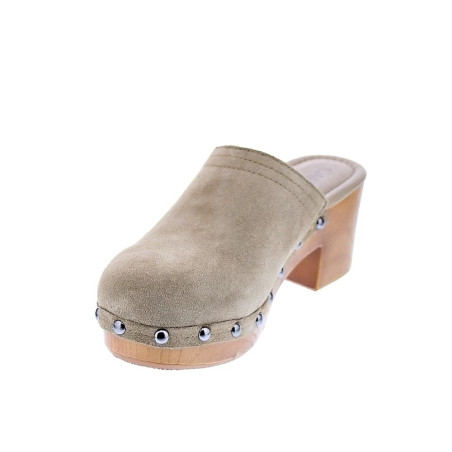 Zuecos Carmela zapatos Mujer modelo 160461 Beige 