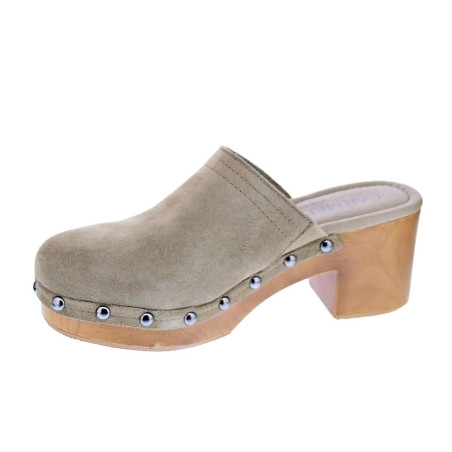 Zuecos Carmela zapatos Mujer modelo 160461 Beige 