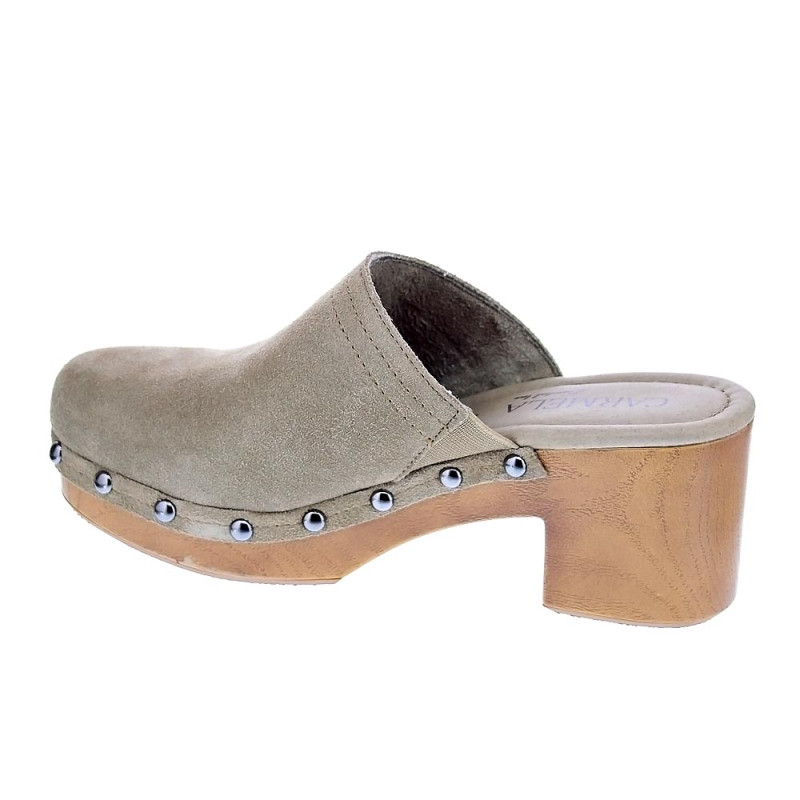 Zuecos Carmela zapatos Mujer modelo 160461 Beige 