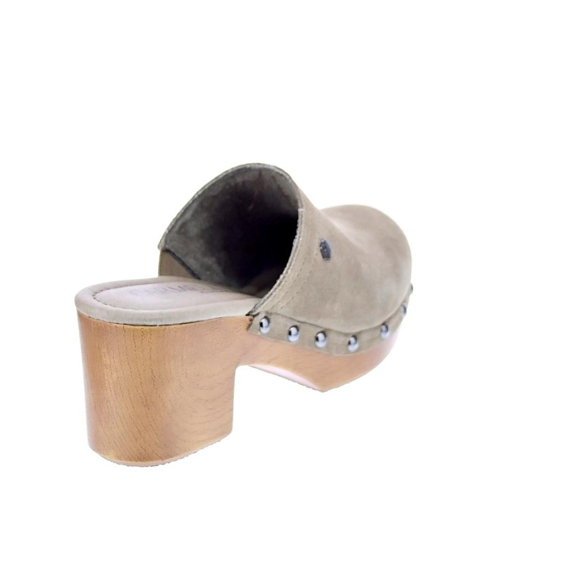 Zuecos Carmela zapatos Mujer modelo 160461 Beige 