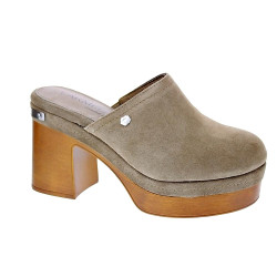 Zuecos Carmela zapatos Mujer modelo 16570 Beige  2