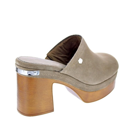 Zuecos Carmela zapatos Mujer modelo 16570 Beige 