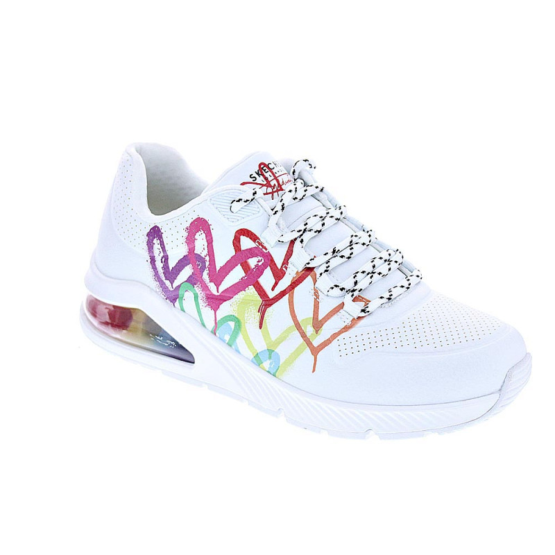 Zapatillas Skechers zapatos Mujer modelo Uno 2 Blanco 