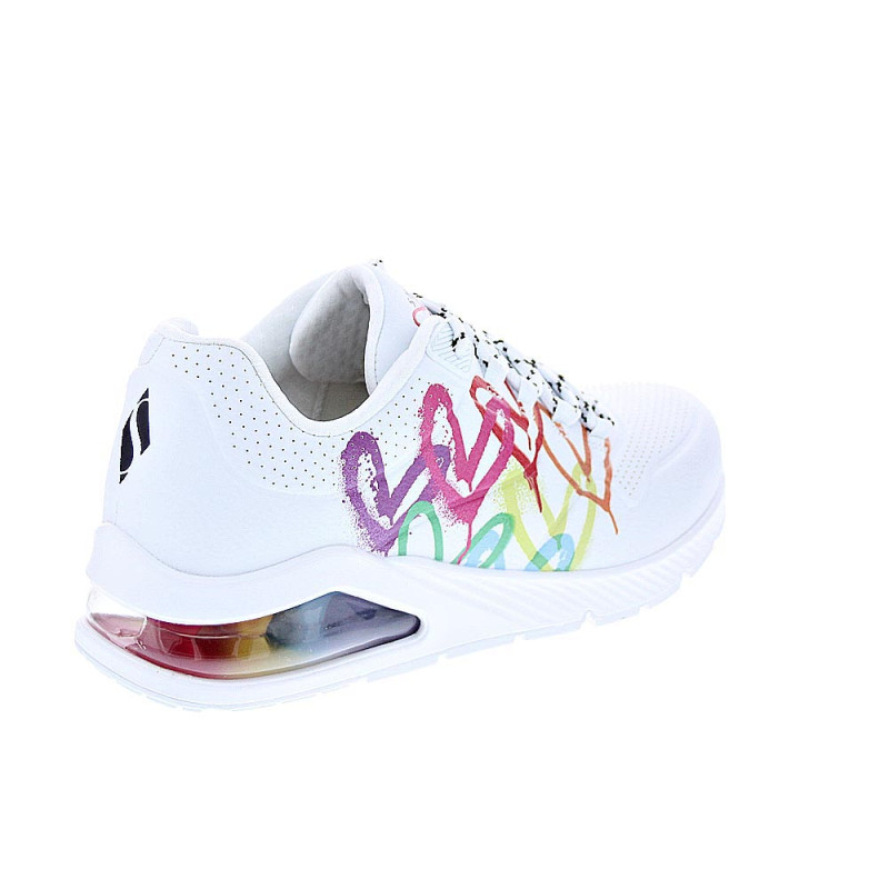 Zapatillas Skechers zapatos Mujer modelo Uno 2 Blanco 