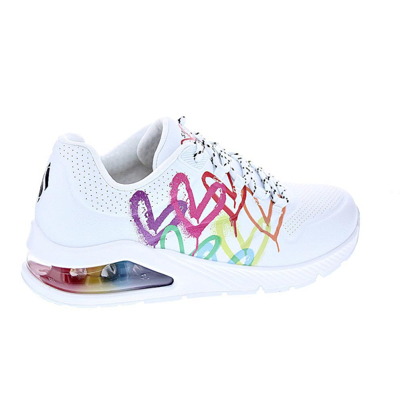 Zapatillas Skechers zapatos Mujer modelo Uno 2 Blanco 