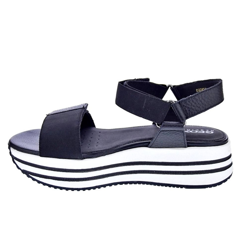 Sandalias Geox zapatos Mujer modelo Sandal Kency Negro 